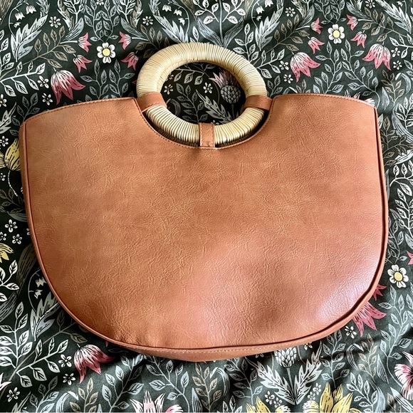 Universal Thread Rattan Cane Purse - Picture 2 of 8